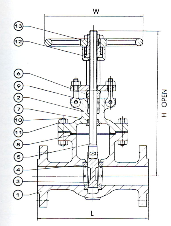 Gate Valve ANSI Class 600 PSIG – Sakhi Engineers Pvt. Ltd